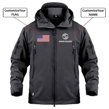 CUSTOM NAME & FLAG AIRBUS LOGO - WARM TACTICAL II MILITARY FLEECE THE AV8R